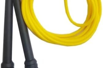 Antina Skipping Rope For Men & Women, Jumping Rope For Weight Loss, Kids, Girls, Children, Adult Best In Sports, Fitness, Exercise, Workout (Yellow)
