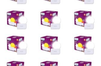 Philips 0.5W LED Bulb White | Joy Vision Plug-and-Play LED Night Lamp | Night Light for Bedrooms & Corridors | 2-Pin Socket | Energy Saving, Long Life | Pack of 12