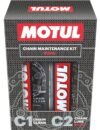 Motul Chain Lube & Chain Cleaner Combo for Bikes – C2 Lubrication + C1 Deep Cleaning Spray for Superior Chain Care, Suitable for All Motorcycles, 150 ml Each