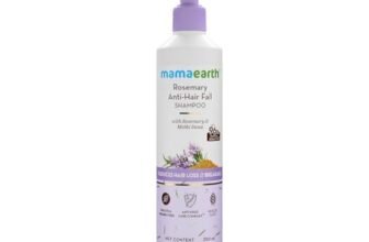 Mamaearth Rosemary Anti Hair Fall Shampoo with Rosemary & Methi Dana for Reducing Hair Loss & Breakage- 250 ml | Up to 94% Stronger Hair* | Up to 93% Less Hair Fall | For Men and Women
