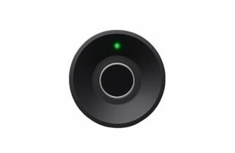 Yale YWLOL Premium Fingerprint|Biometric Wardrobe Lock for Cabinets, Wardrobe & Almirah for Home & Office | Finish- Black
