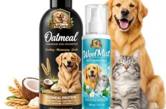 PetKartel Tick & Flea Dog Shampoo 200ml + WoofMist Pet Perfume Spray 100ml Combo | Anti Tick Cleansing Shampoo with Tea Tree Lemon Aloe & Long Lasting Fresh Fragrance Spray | Dog & Cat Grooming Kit