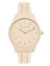 French Connection Zest Apricot Color Round Dial Womens Analogue Watch FCS05B