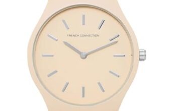 French Connection Zest Apricot Color Round Dial Womens Analogue Watch FCS05B