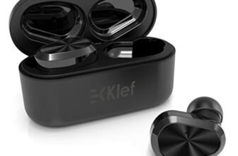 Klef TWS True Wireless Bluetooth 5.0 Ipx7 in-Ear Headphones/Headset/Earphones with Handsfree Mic (Matt Black)