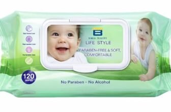 Btag Soft Natural Baby Wipes | Natural & Gentle Care | Ultra-Soft, Baby-Friendly Wet Wipes for Daily Use 120 Piece Pack (Pack of – 1)