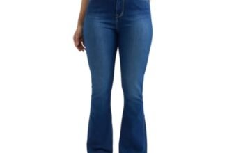 Dion Blue High Waist Flared Softlex Jeans