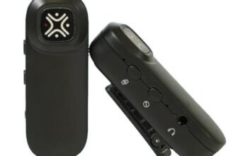 Xtreme Acoustics XAWL303 UHF Wireless Single Channel Collar Microphone for Mobile and Camera Recording with Monitoring for YouTube, Singing, Vlogging, Recording