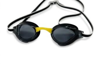 BURNLAB Swimming Goggles for Everyday Pool Use, Clear Vision Lens, Easy Adjustable Strap, Unisex Adult (black (2))
