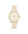 Lacoste Lacoste.12.12 Go Qtz Basic Champagne Round Dial Women’s Watch | Champagne Silicone Material | Strap Watch – 2001288