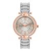 Daniel Klein Analog Silver Round Dial Silver Metal Strap Stone-Studded Water-Resistant Wrist Watch for Women Girls, Ladies DK11138-8