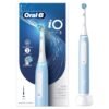 Oral-B iO3 Ultimate Clean Electric Toothbrush for Adults | 3 Smart Modes | iO Pressure Sensor | Tuft-in-Tuft Bristles | IPX7 Waterproof | 2 Year Warranty | Round Brush Head (Ice Blue)