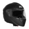 Royal Enfield Full Face Quest Helmet with Visor | ISI &DOT Certified | High Density EPS Liner for Better Impact Absorption | High Impact Grade Thermoplastic Shell | MATT Black (L) 58 CM