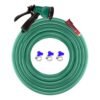 Cinagro 30 Meter, 0.5 Inch, 3 Layer Braided PVC Garden Hose Pipe, Green