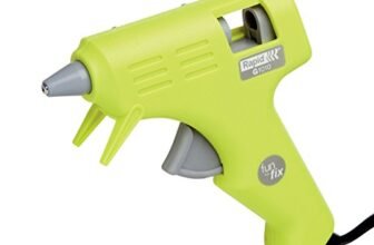 RAPID Fun2Fix G1010 Mini Glue Gun with Integrated Stand, 8W, for 7mm Glue Sticks (Free 6 Coloured Glue Sticks)