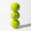 CULT Tennis Cricket Balls Pack of 3 – Green Practice & Training Balls for Men, Women & Kids Durable Rubber Core, Soft Felt Cover, High Bounce, All Court Play Beginners & Intermediate Players