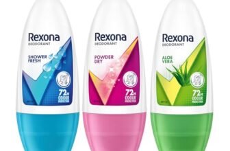 Rexona Women Underarm Roll-On Deodorant Combo of 3 | Aloe Vera, Shower Fresh & Powder Dry Roll on (50ml Each)