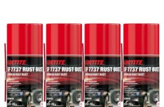 LOCTITE SF 7737 Rust Preventative Spray 32g (Pack of 4) | Semi-Drying Oil Type Spray | Cleans, Lubricates & Prevents Rusts | Loosens Rust-Seized Parts | For Nuts, Bolts, Hinges & Joints