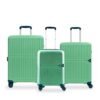 Footloose by VIP Head Spin Set of 3 (S+M+L) Trolley Bags, Green