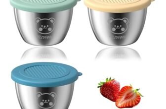 Stainless Steel Sauce Cup with Lid, Small, Silver, Leak-Proof,50g, for Salad, Chutney, Tiffin, Lunch, Travel (02)