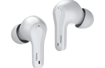 MOZU Flexibuds Neo Truly Wireless Earbuds with Sleek Design, Powerful Bass, Clear Calls, 15 Hours Music Playtime, Seamless Connection, in Ear Full Touch Controls, Type C Charging Pack of 1