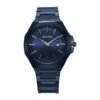 Titan Classic Slim Quartz Analog with Date Blue Dial Stainless Steel Strap Watch for Men-90167QM01