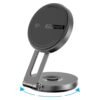 Promate Qi2 Certified Wireless Magnetic Car Charger Mount with 15W MagSafe Compatibility, Car Dashboard & LCD Screen Support, Adjustable Rotatable Swing Arm, Cradless 360° Design, FOD, MagMate-1
