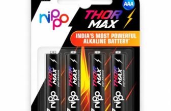 Nippo Thor MAX AAA Alkaline Battery (Pack of 4)