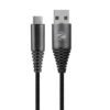 Zebronics Type-C Fast Charging Cable, Upto 480 Mbps, 36W Rapid Charge, 3A Output, Charge & Sync Data Cable, 1 Meter Length, Tangle-Free Durable Design (CU300T)