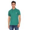 U.S. POLO ASSN. Men’s Ribbed Collar Pure Cotton Slim Fit Polo Shirt (USTS5808_STORM_S)