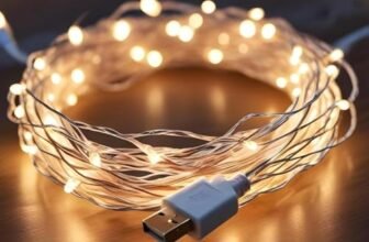 Lexton 10 m Led Copper String Light | USB Sourced | Warm White | for Indoor & Outdoor Decorations, Diwali, Christmas, Wedding, Party, Lawn | Pack of 8