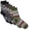 Fort Collins Women’s Socks, SCH001-AL2, Olive/Black/Grey, Free Size