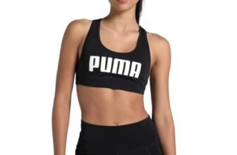 Puma Women, 4KEEPS BRA, Black-White PUMA, M, (52696001)