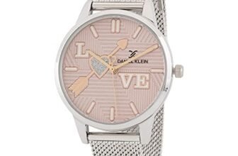 Daniel Klein Stainless Steel Analog Pink Dial Women’s Watch-DK.1.12791-4