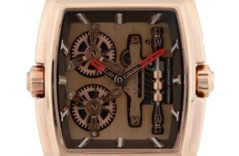 French Connection Barrel Brown Tonneau Dial Mens Analogue Watch FCM02BRM