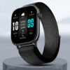 Fire-Boltt Ring X 2.01inch HD | Always-On Display | Metal Body Design | Wireless Charging Smartwatch(Black N Strap, Free Size)