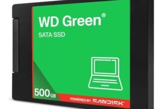 Western Digital WD Green SATA 500GB, Up to 545MB/s, 2.5 Inch/7 mm, 3Y Warranty, Internal Solid State Drive (SSD) (WDS500G5G0A-00CPT0)