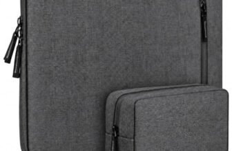 15.6-Inch Water-Resistant Laptop Sleeve with Handle – Pack of 2