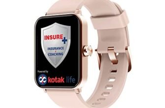 GOQii Insure+ 5 lakhs Health Insurance with Smart Vital Max (Pink) and 3 Months Personal Coaching