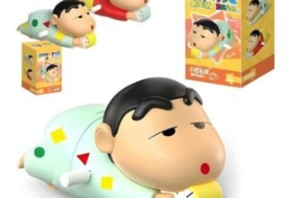 Pruqury Shinchan Sleeping Crawling Toy Wind-Up Cartoon Figure