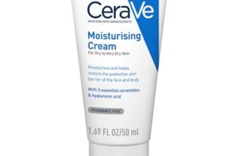 CeraVe Moisturizing Cream For Dry To Very Dry Skin (50ml) – Formulated with 3 Essential Ceramides And Hyaluronic Acid | NOn-Comedogenic Moisturizer For Face