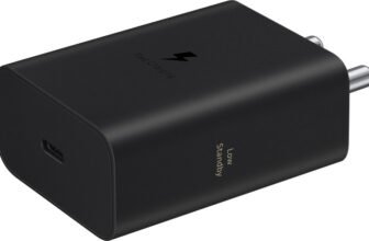 Samsung 15 W Adaptive Fast Charging 3 A Wall Charger for Mobile(Black)