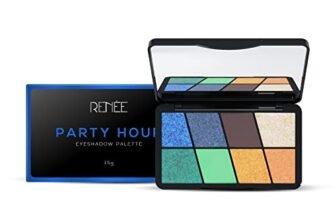 RENEE Eyeshadow Palette, Long Lasting, High Pigmented Multicolor Eye Makeup with Mattes & Shimmers, Party Hour 16gm
