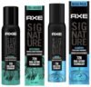 Axe Signature Champion Long Lasting No Gas Body Deodorant For Men 200 ml & Axe Signature Mysterious No Gas Deodorant Bodyspray For Men 154 ml Combo