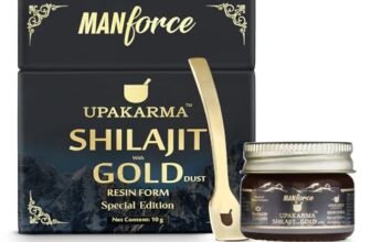 Manforce shilajit/Shilajit Gold Resin – 10g | 500mg/Serving | Boost Muscle Growth & Stamina | Contains 24 Carat Gold | 100% Ayurvedic