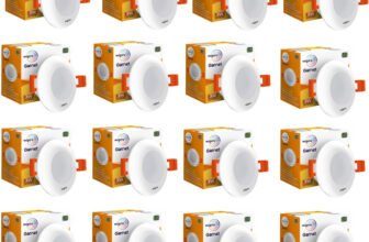 Wipro Garnet 3W LED Mini Downlight, Pack of 16 Recessed Ceiling Light Ceiling Lamp(White)