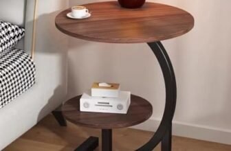 Homeland Design your Heritage Portable Laptop Table, Light Weight, Modern, Attachable to Bed and Sofa, Side Table, Night Stand, Small Coffee Table (105-HJ-HTM)
