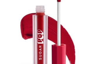 SUGAR POP Matte Lipstick | Smudge-Proof | Vitamin E | Long Lasting 8 Hrs | Lip Colour For Women | 1.6 ml – 11 Ruby
