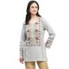 Biba Women Green Polyester Straight Short Kurti_42