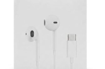 [Orginal] [Apple MFi Certified] USB-C Headphones Compatible with iPhone 17/16/15 Series, Wired USB-C Earphones with Built-in Remote & Microphone for Music, Calls & Volume Control with Galaxy & Pixel